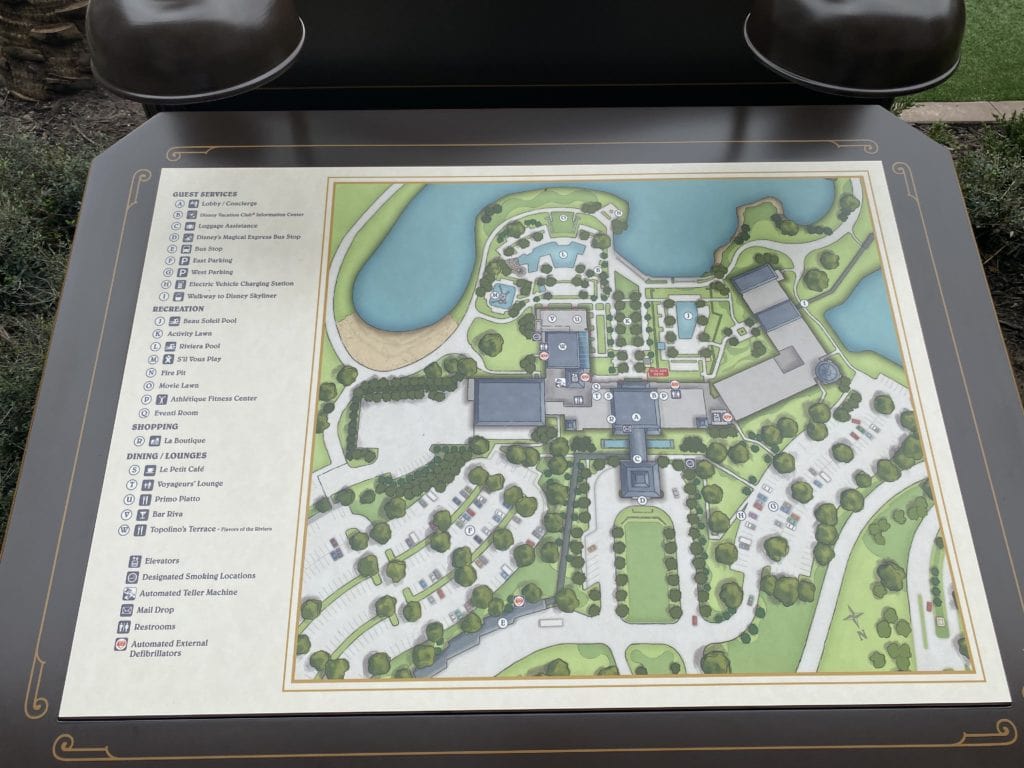 Disney Riviera Resort Property Map