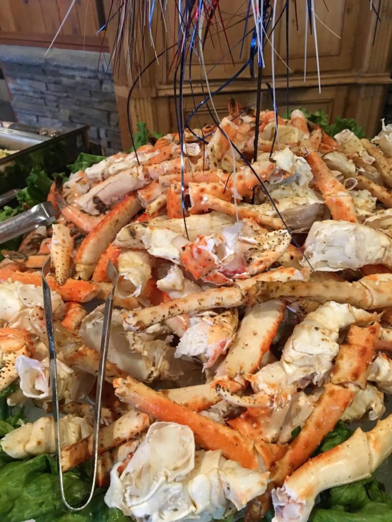 Crab Leg Buffet at Woodloch