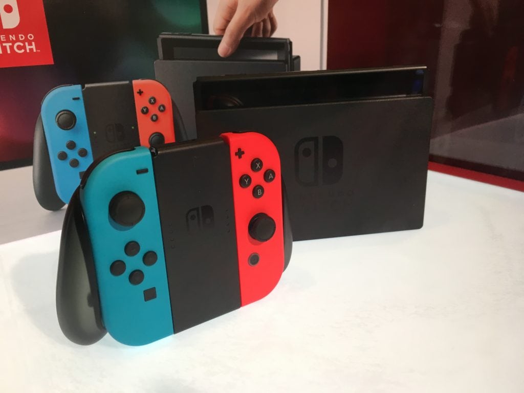 Nintendo Switch and controller