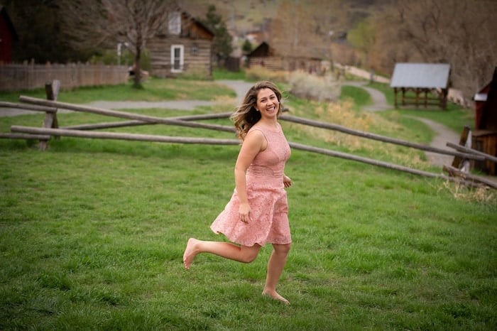 woman running celebrate you