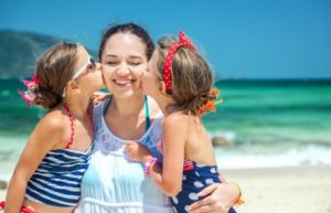 Beach Day With Twins