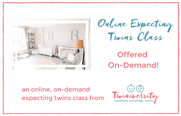 online expecting twins class