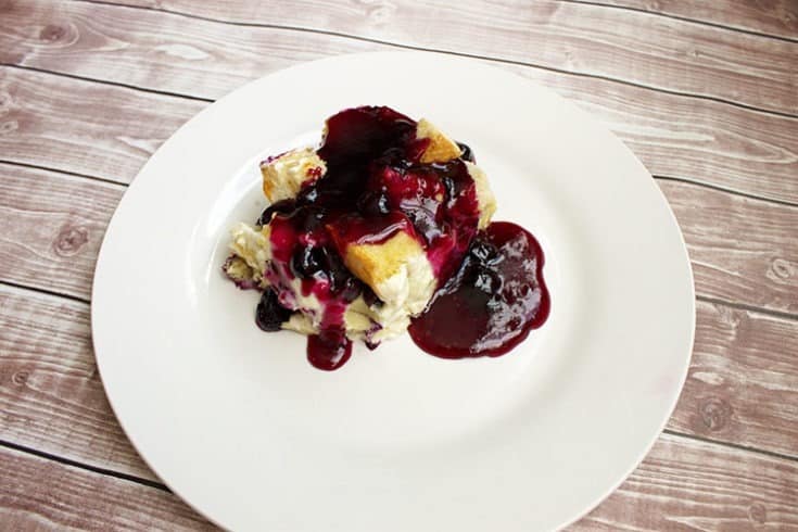 overnight blueberry French toast