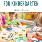 preparing twins for kindergarten