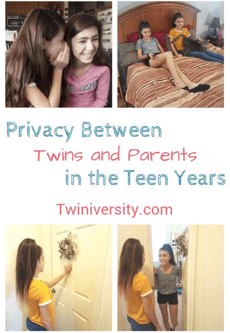 privacy for twins and parents in teen years