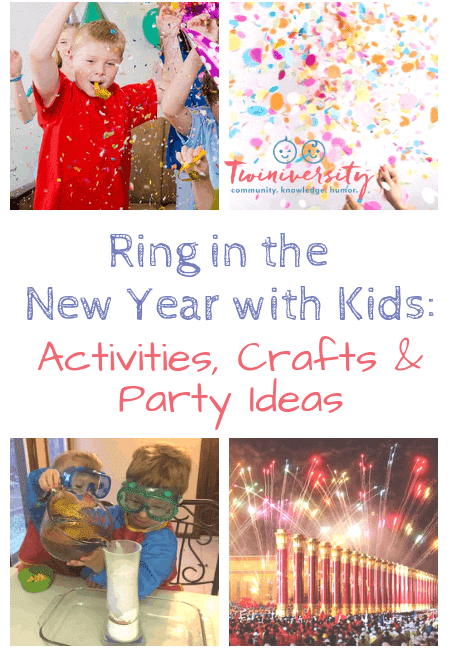 New Year with Kids collage pinterest new year with kids