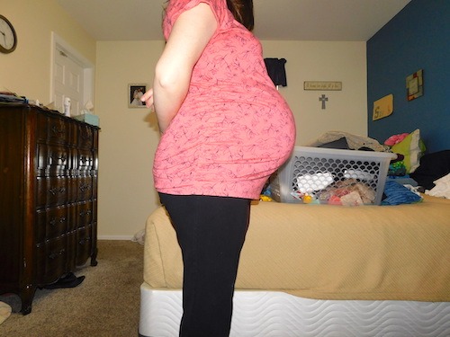 pregnant belly irritable uterus