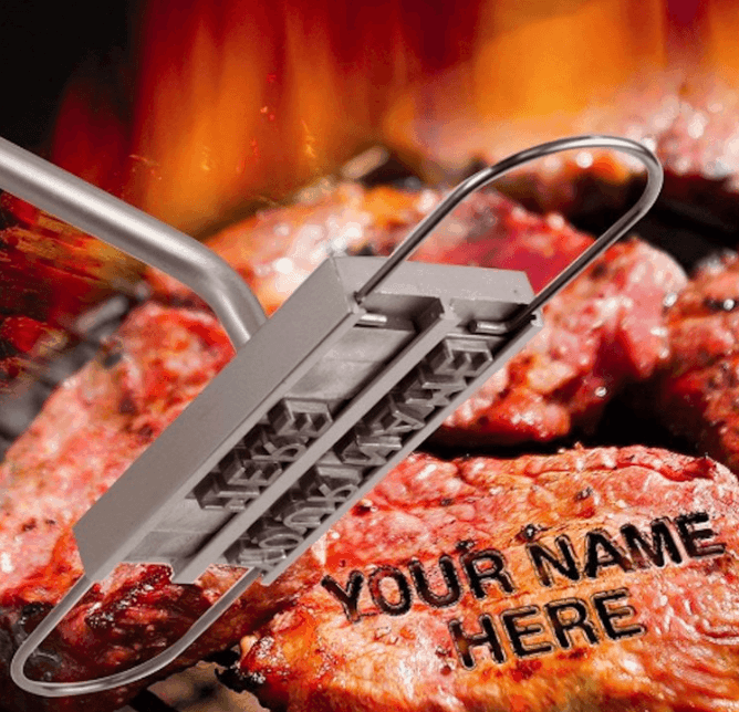 meat branding iron father's day gifts