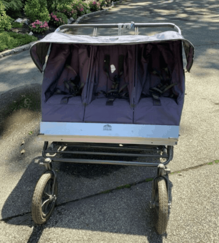 triple wide stroller