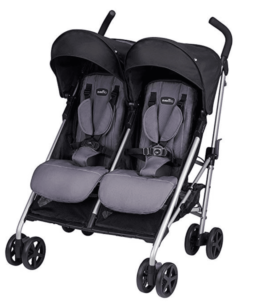 Evenflo Minno Double Umbrella Stroller, the best double umbrella stroller