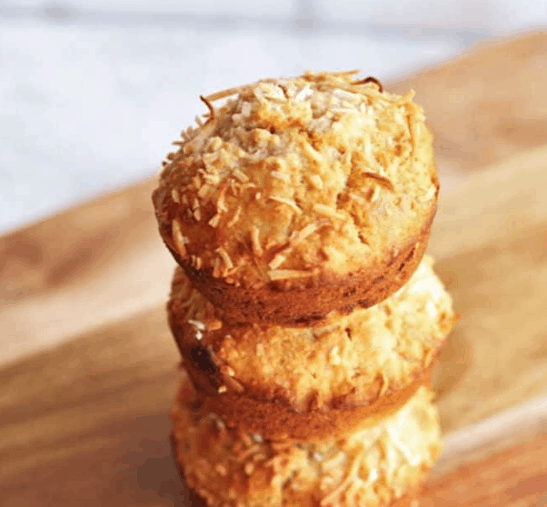 lunch ideas banana coconut muffins
