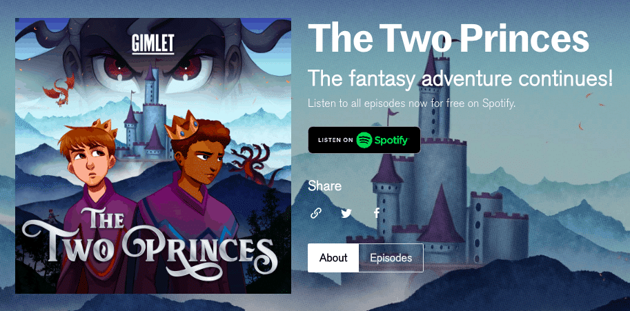 the two princes podcast free kids educational sites