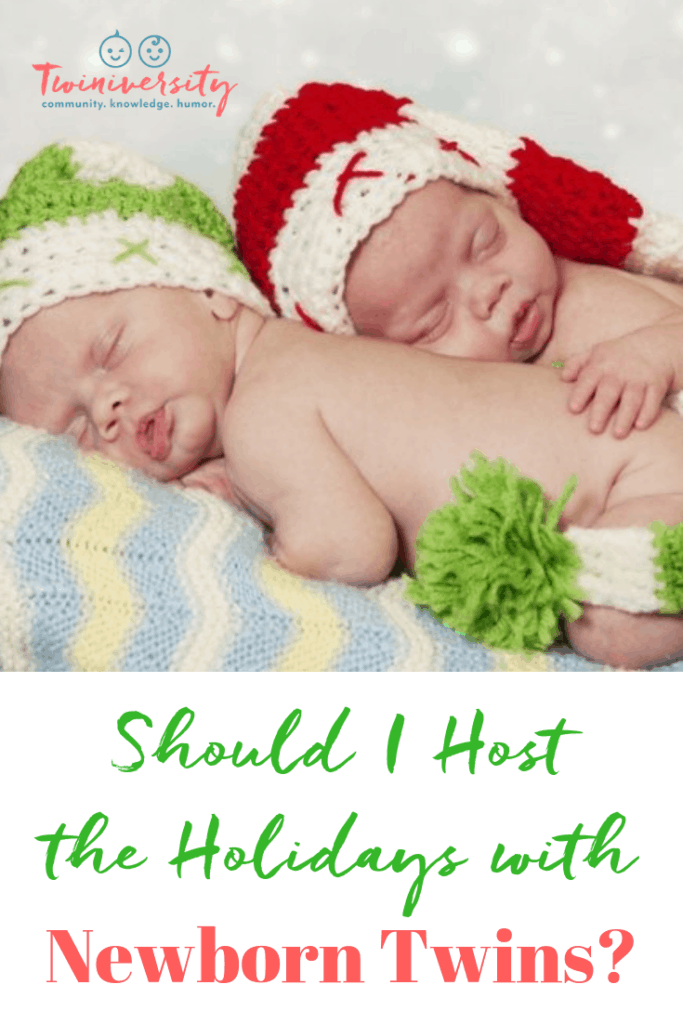 holidays with newborn twins