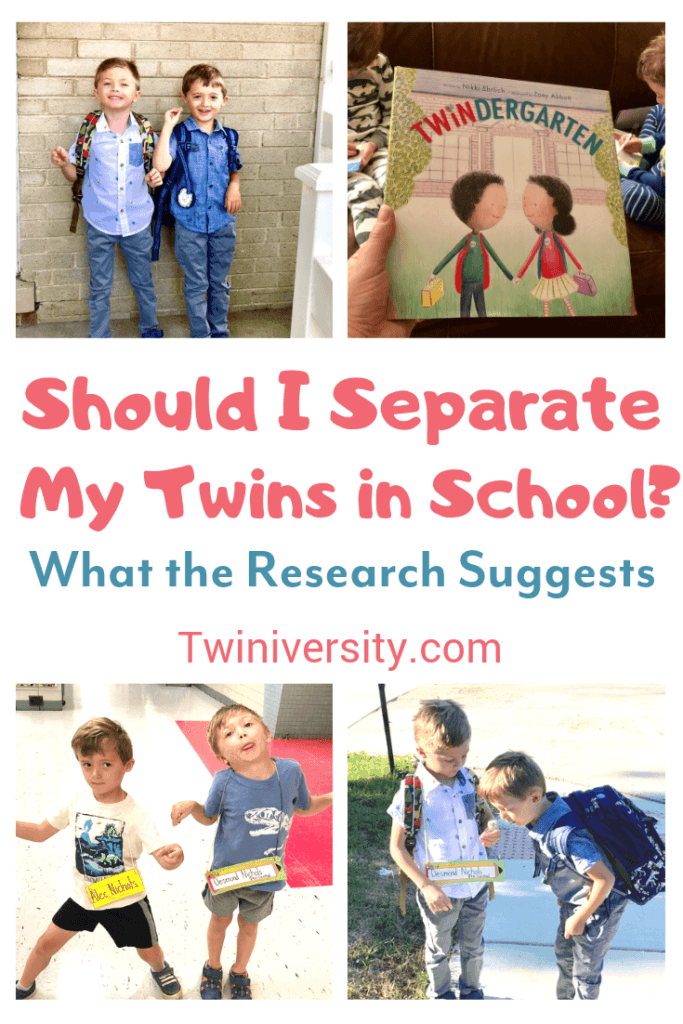 Should I Separate My Twins in School? What the Research Suggests