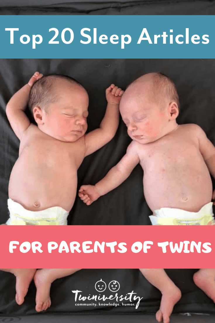 Top 20 Sleep Articles for Parents of Twins