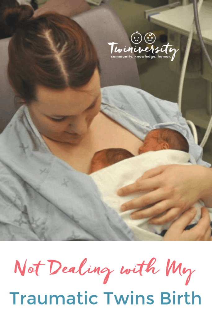 traumatic twins birth