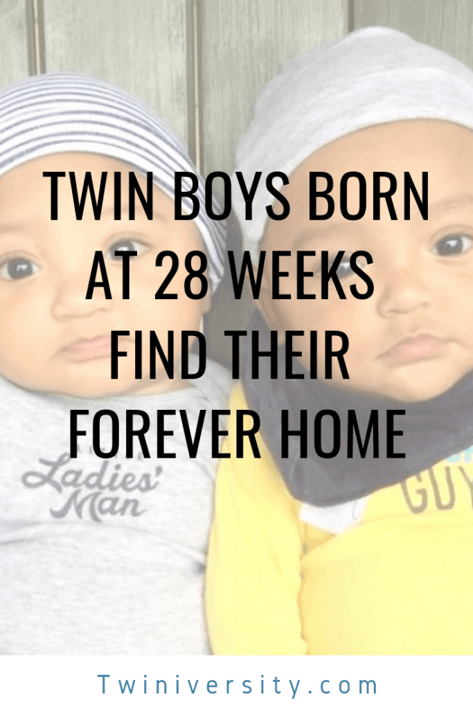 twin boys born at 28 weeks