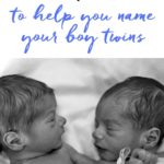 Twin Boys Names