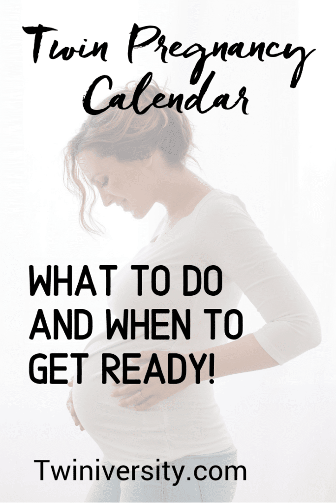 Twin Pregnancy Calendar What To Do and When To Get Ready
