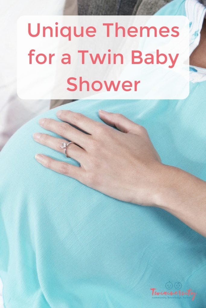 twin girl and boy baby shower themes