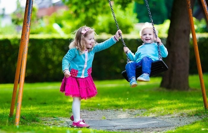 children in park