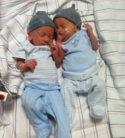 Liza Mead preemie twins