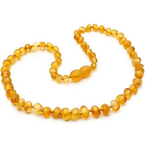 Amber teething necklace