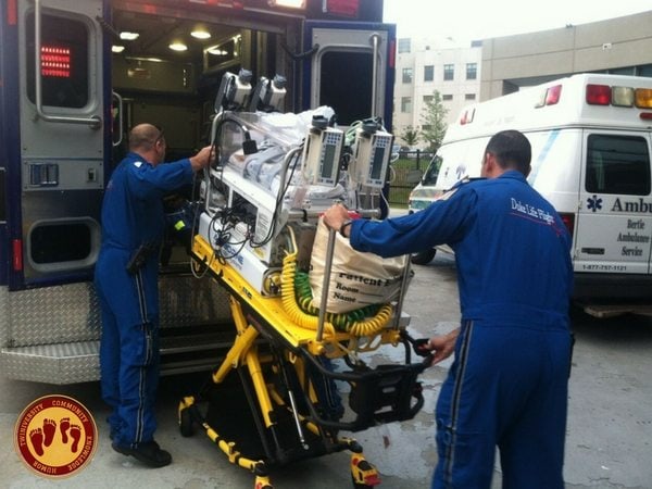 preemies being transported