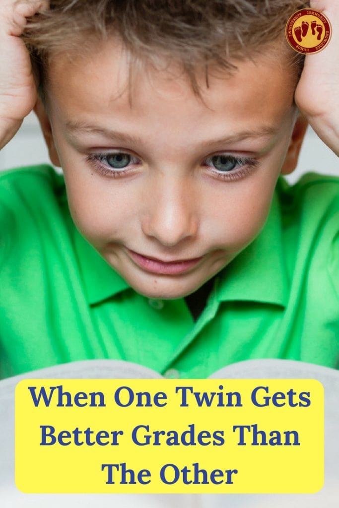 when one twin gets better grades