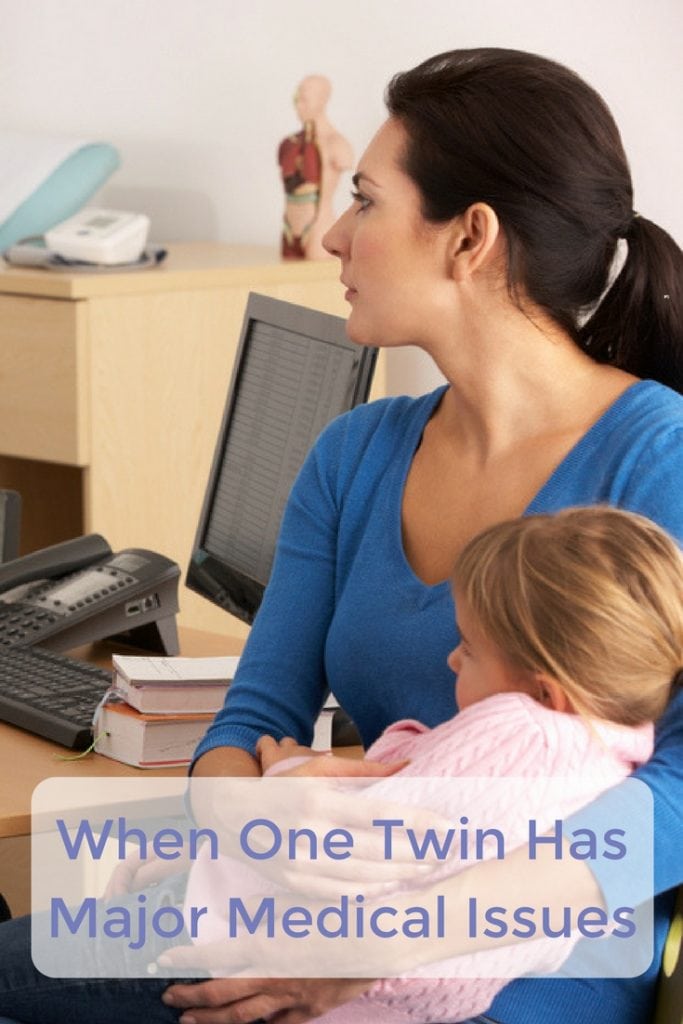 one twin has major medical issues