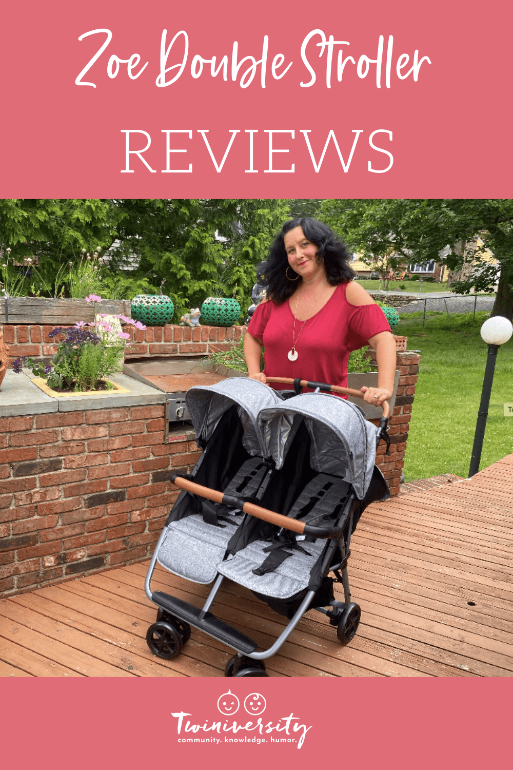 zoe double stroller car seat attachment