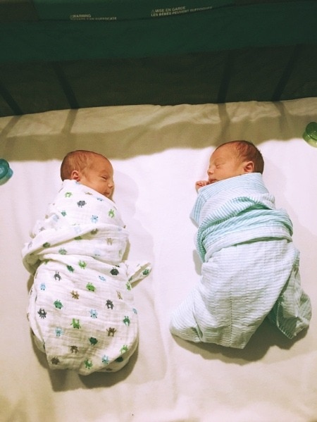 newborn twins sleeping Schedule for Newborn Twins