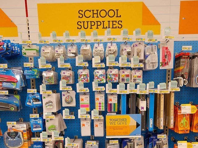 back to school shopping