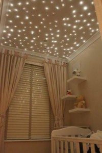 night light projector stars crib to bed