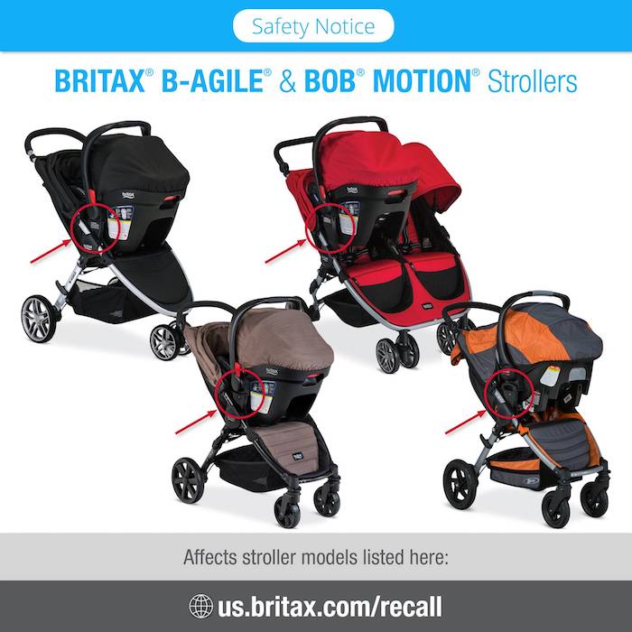 britax b agile click and go receivers