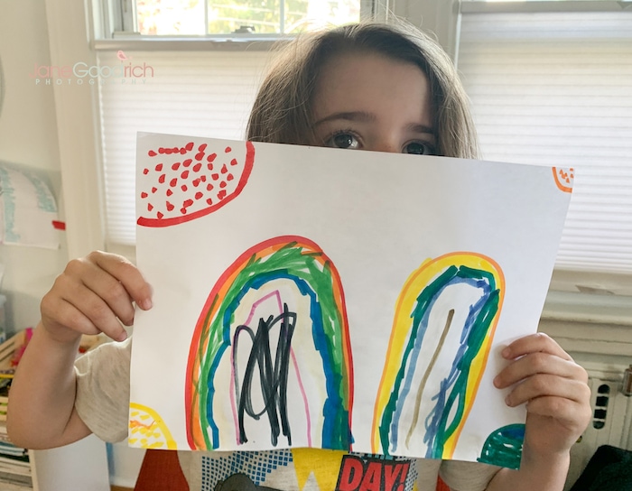 girl with rainbow drawing Special Moments You Need To Have Your Camera Ready For