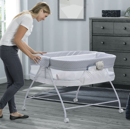 double bassinet for twins