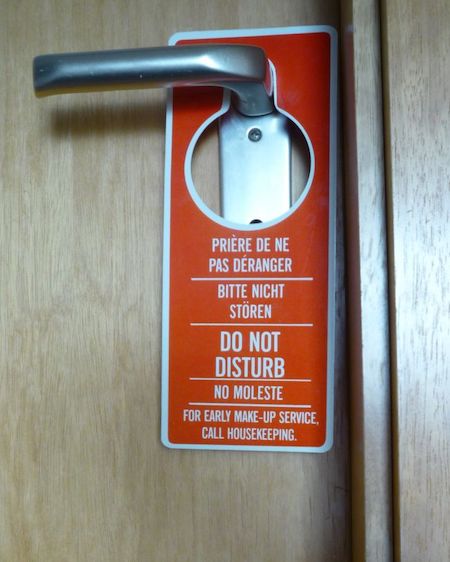do not disturb sign on a door Recovery After Delivery