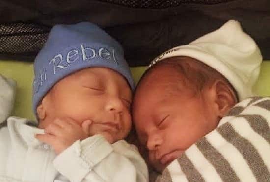 twin boys Born at 28 Weeks