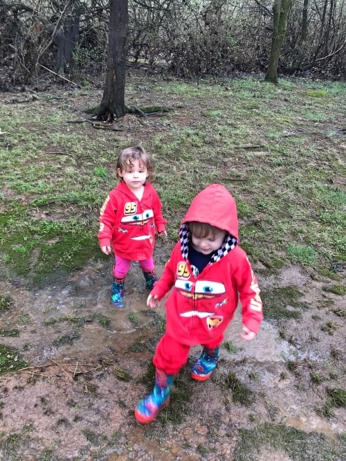 kids playing outside welcome spring