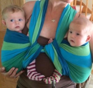 double baby wearing