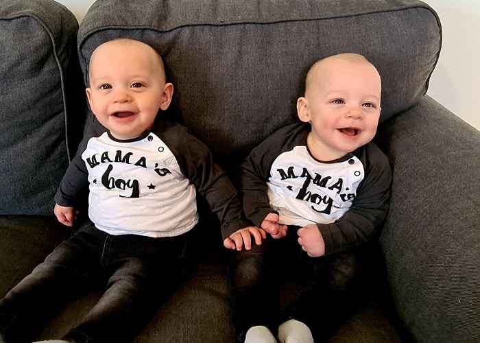 The First Year with Twins 9 Months Old