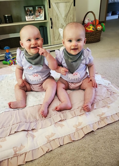 The First Year with Twins 9 Months Old