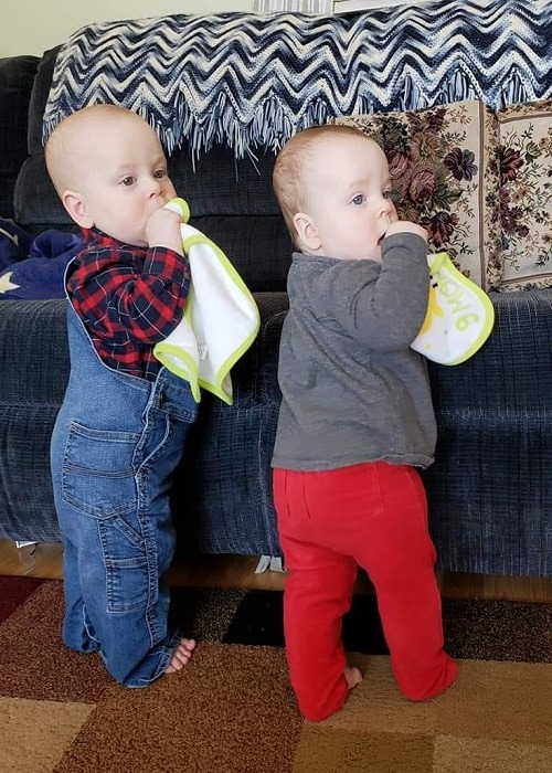 The First Year with Twins 9 Months Old