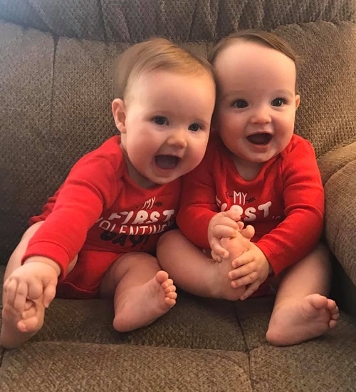 The First Year with Twins 9 Months Old