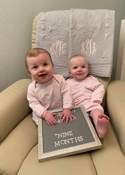 The First Year with Twins 9 Months Old