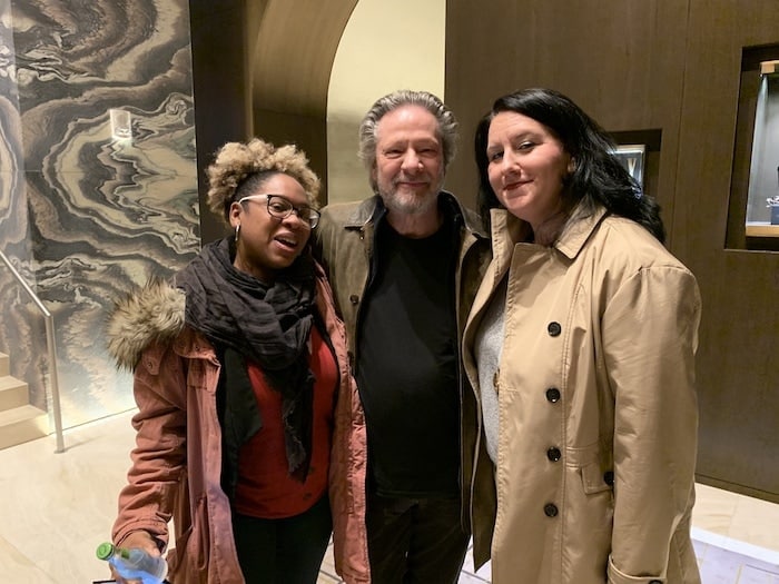 two women and Chris Cooper A BEAUTIFUL DAY IN THE NEIGHBORHOOD