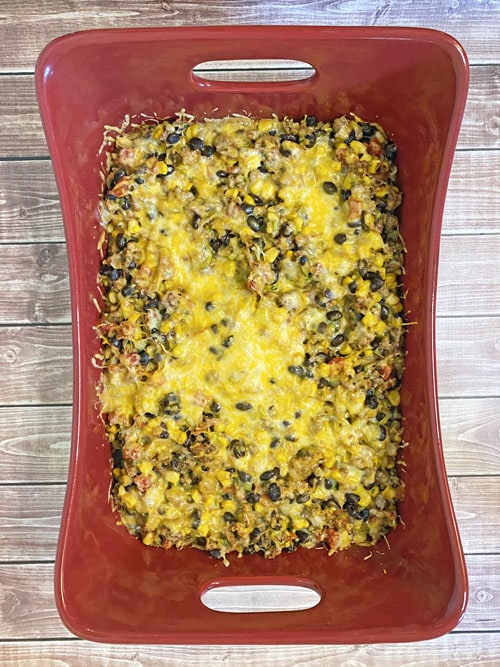 29-minute taco casserole