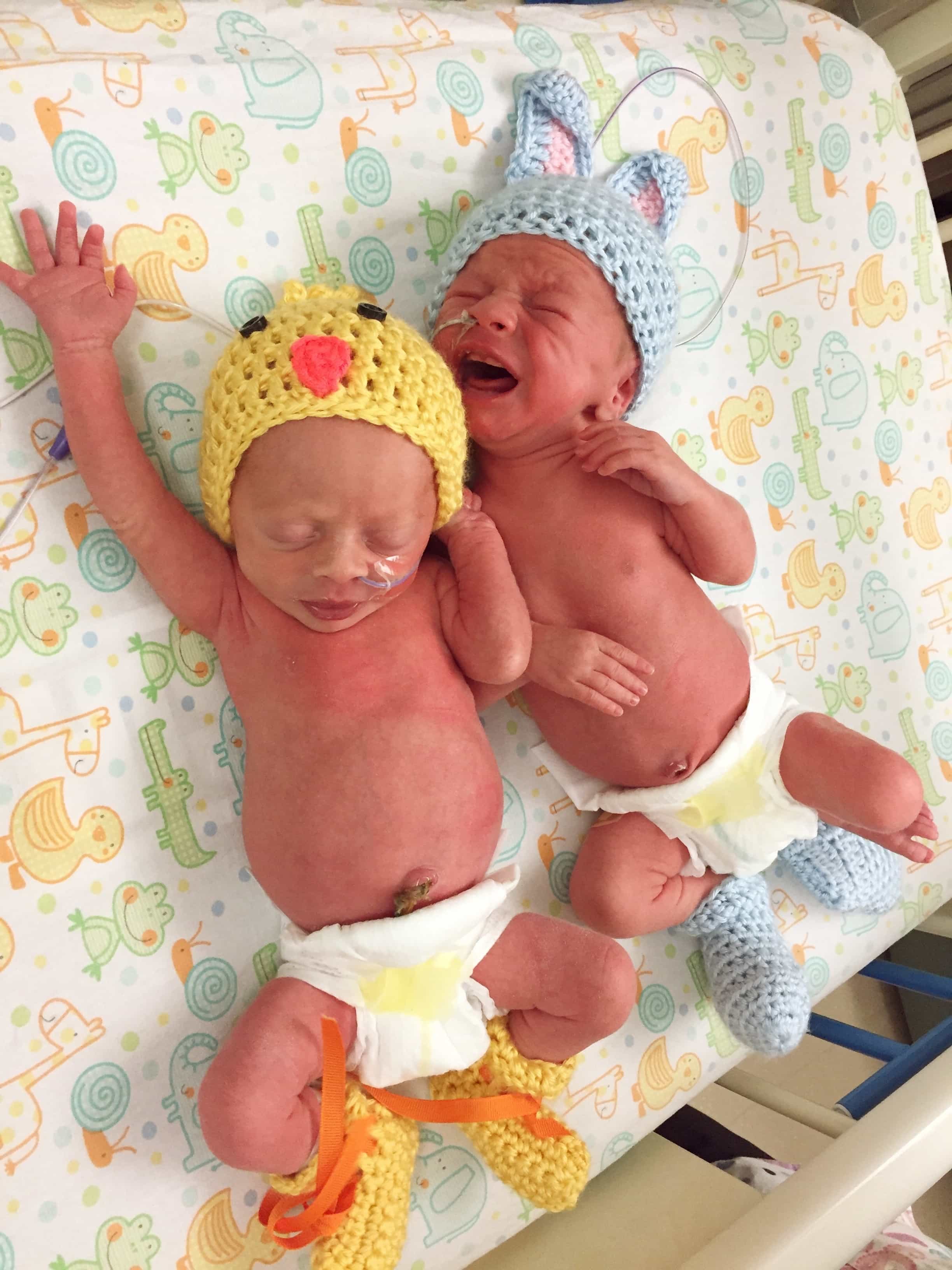 newborn twins time in the nicu