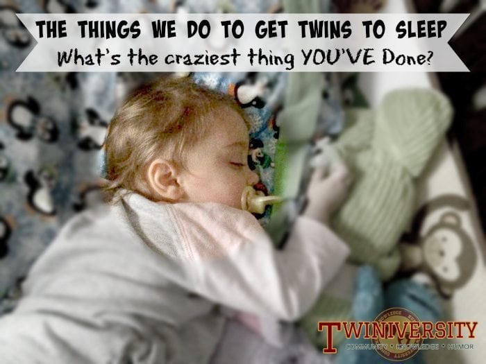 The Things We Do to Get Twins to Sleep